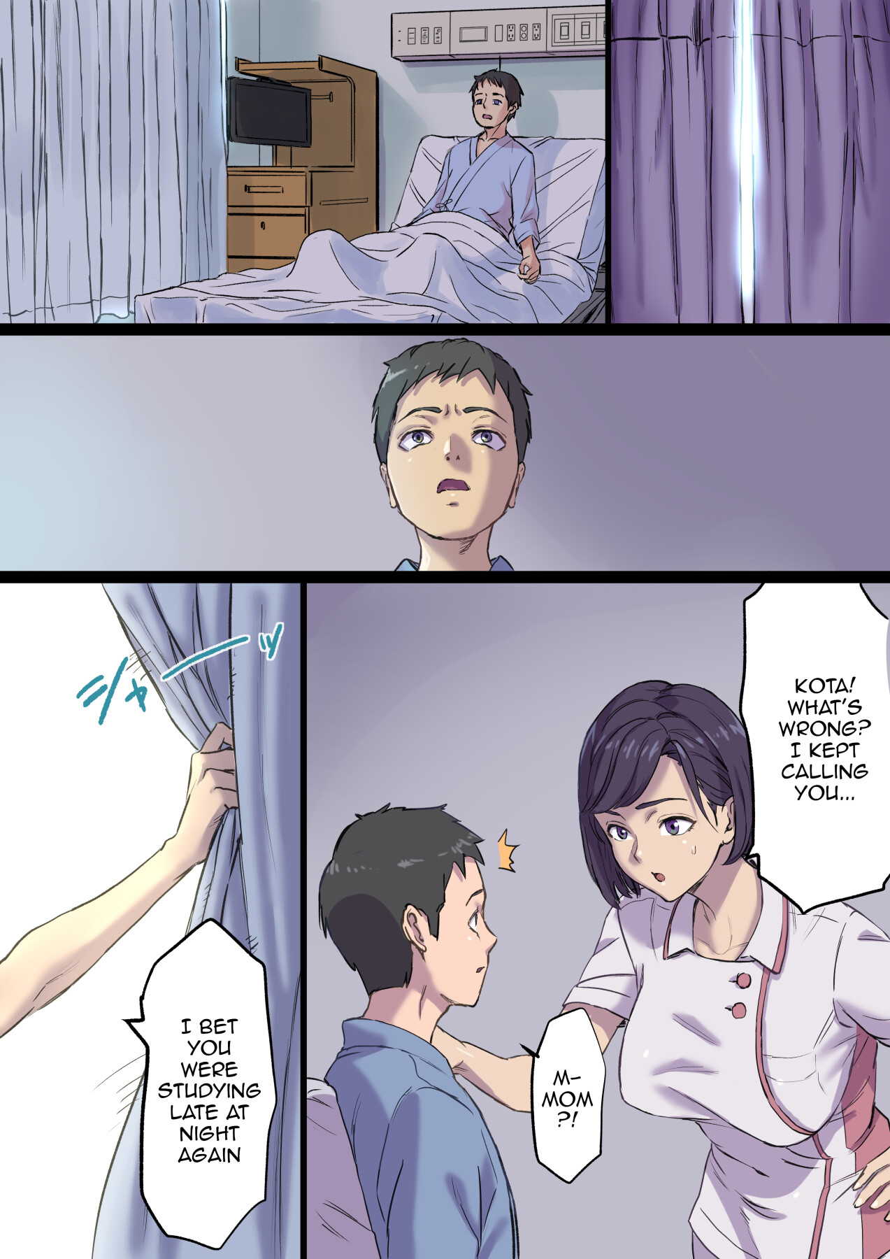 Hentai Manga Comic-The MILF Nurse Cuckolded Gets Taken Away In The Bed Next To Mine - Continuation-Read-12